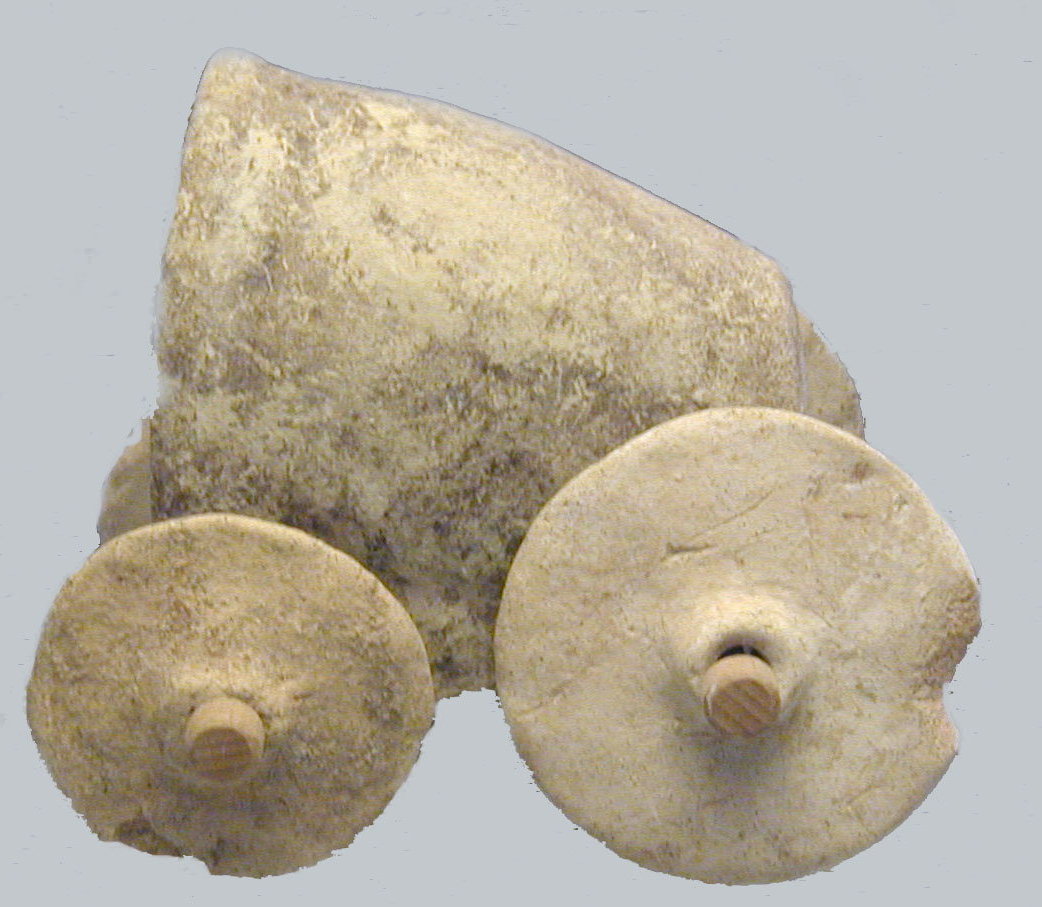 מודל כרכרה עשויי חרס, קפריסין, התקופה הכנענית (הברונזה) המאוחרת