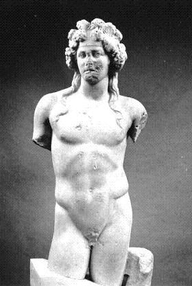 Sculpture of Dionysos 