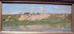 Landscape, ca.1887-1888, oil on paper mounted on cardboard 