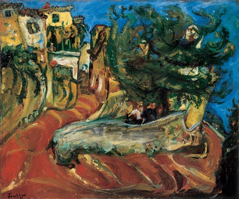 Street of Cagnès-sur-Mer, 1923-1924, oil on canvas 