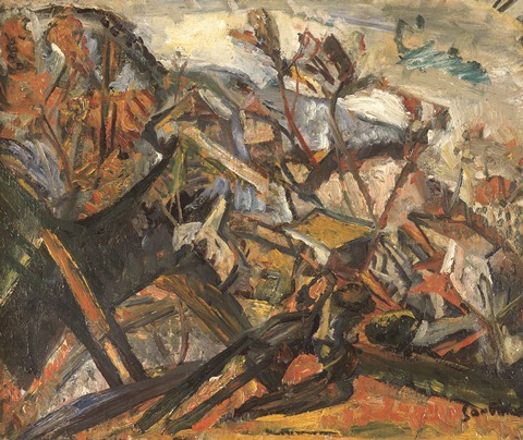 Céret Landscape, 1919, oil on canvas 