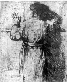 A Jew Praying at the Wailing Wall (n.d.)