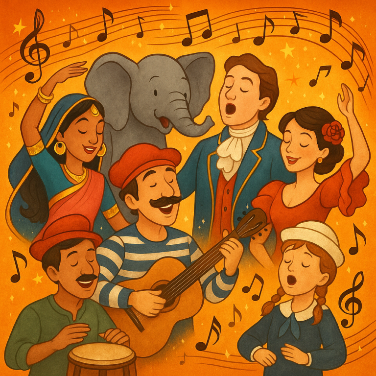 Read more about the article אופרה למשפחות במוזיאון הכט: מסע אופראי מסביב לעולם 🎵 שבת | 31.1.2026 בשעה 11:00